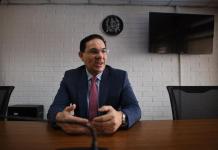 Marco Antonio Villeda asumirá como ministro de Gobernación, tras salida de Jiménez por crisis penitenciaria Juez Marco Antonio Villeda desde este martes forma parte del Tribunal Octavo de Sentencia Penal. Foto: Fabricio Alonzo
