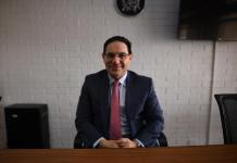 ¿Quién es el juez que fue nombrado como el nuevo titular de Gobernación? Juez Marco Antonio Villeda será trasladado al Tribunal Octavo de Sentencia Penal. Foto: Fabricio Alonzo/La Hora