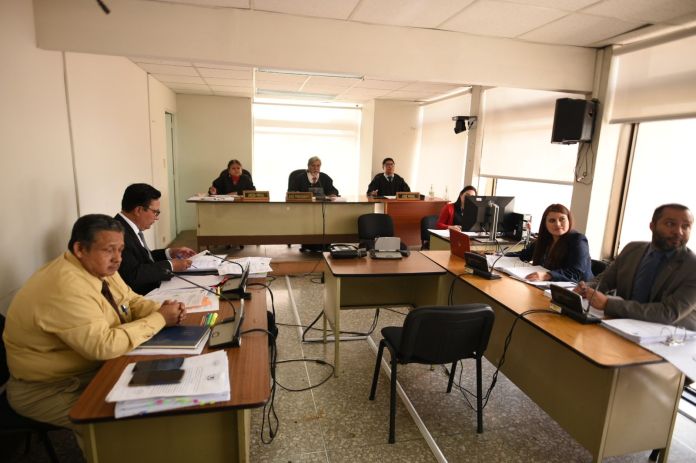 Tribunal Décimo de Sentencia Penal desarrolló el segundo día de debate. Foto: Fabricio Alonzo