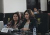 La viceministra de Salud, Sandra Aparicio, responde a diputados por varios programas en esa cartera. Foto: José Orozco