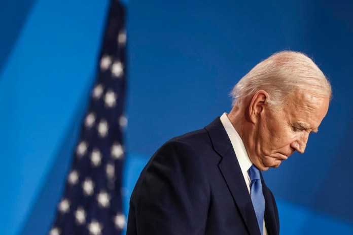 Fotografía de archivo (10/07/2024), del presidente estadounidense Joe Biden. EFE/Jim Lo Scalzo