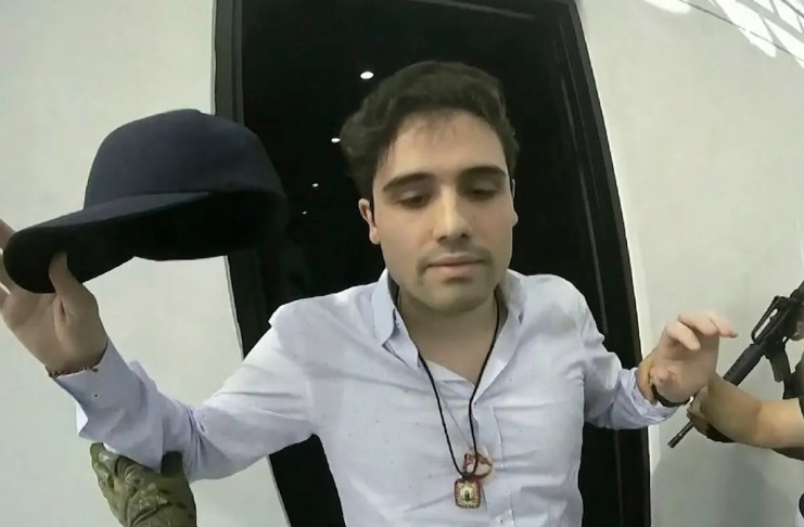 Ovidio Guzmán López, hijo del excapo del cártel de Sinaloa Joaquín “El Chapo” Guzmán. Foto La Hora / AP