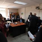 Audiencia por caso Fedecocagua se celebró a puerta cerrada. Foto: Fabricio Alonzo