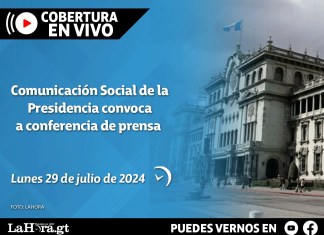 Retransmisión: Comunicación Social de la Presidencia convoca a conferencia de prensa Diseño la Hora/ Alejandro Ramírez.