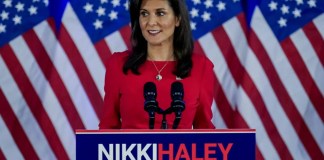 La republicana Nikki Haley. EFE/EPA/Richard Ellis