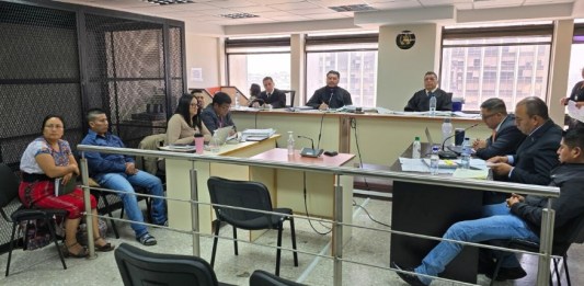 Tribunal de Mayor Riesgo D se prepara para dictar sentencia dentro del caso. Foto: Sergio Osegueda