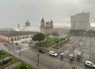 Tormenta Tropical Chris mantiene lluvias en Guatemala. Foto La Hora / Daniel Ramírez.