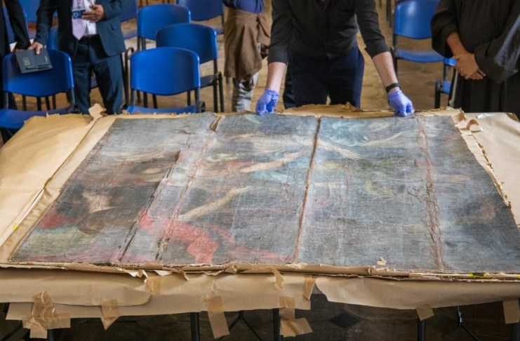 “La oración del Huerto”, de Tomás de Merlo, pintor guatemalteco, Foto: MCD / La Hora.