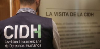 Visita de la CIDH en 2017. Foto: Diario de Centroamérica / La Hora.