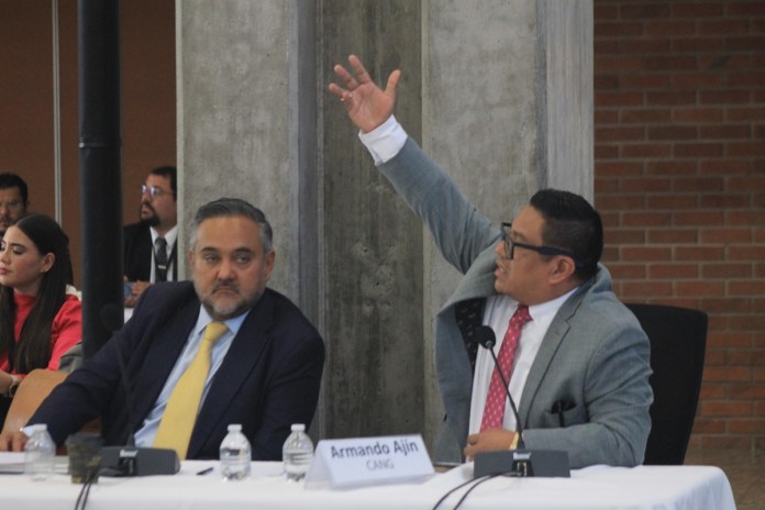 El comisionado Armando Ajín, representante del Cang ante la Comisión de Postulación para Corte Suprema de Justicia (CSJ). 