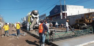 El CIV compartió fotografías en sus cuentas oficiales, de la reanudación de los trabajos del paso a desnivel. Foto: CIV