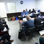Fiscalía solicitó el cambio de delito para los cuatro acusados al juez Pedro Laynez. Foto: Fabricio Alonzo