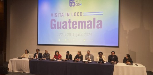 Del 22 al 26 de julio, la Comisión Interamericana de Derechos Humanos hizo una visita in loco a Guatemala, en atención a la invitación del Estado de Guatemala. Foto La Hora / José Orozco