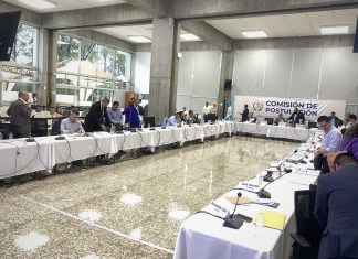 Comisión de Postulación el sábado 10 de agosto. Foto: José Orozco.
