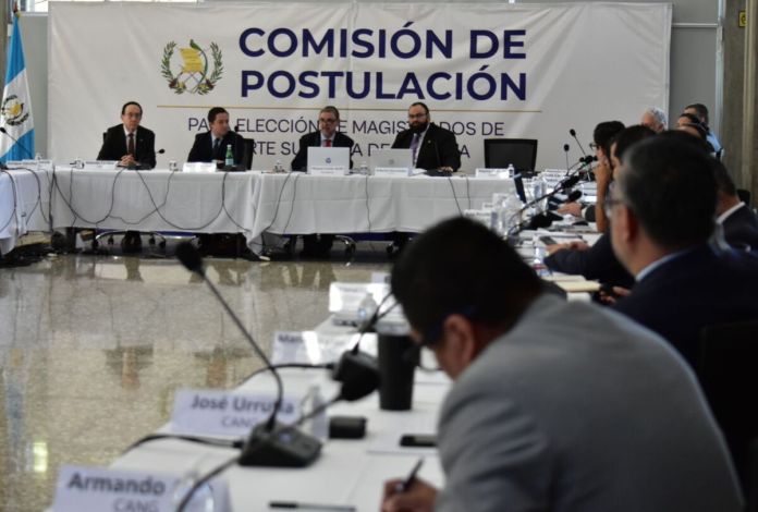 Foto Daniel Ramírez Magistrados de la CSJ reunidos en la última sesión.