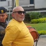 El salvadoreño capturado es sindicado de formar una red de narcotraficantes. Foto PNC.