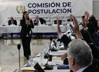 Concluye una reunión más de la Comisión de Postulación con avances en el reglamento Finaliza reunión de Comisión de Postulación para Corte de Apelaciones. Foto: Daniel Ramírez