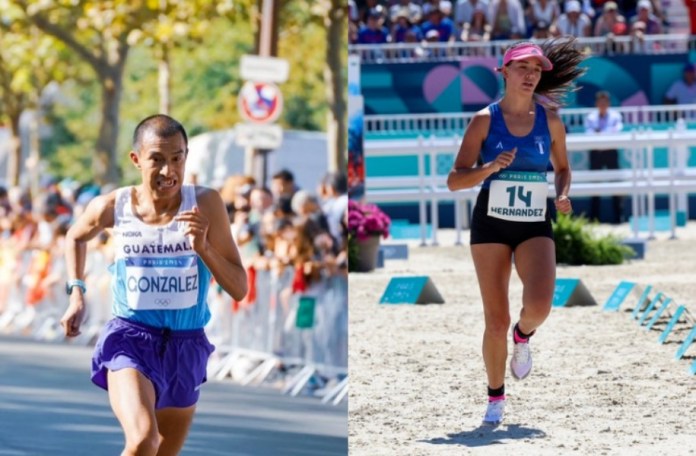 Alberto González y Sophia Hernández fueron los últimos atletas que participaron en los Juegos Olímpicos, Paris 2024. Fotos: COG