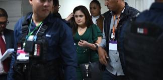 Fiscal Leonor Morales indicó que no daría detalles del caso por encontrarse en reserva. Foto: Fabricio Alonzo