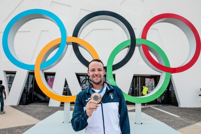 Jean Pierre Brol, medallista olímpico de tiro con armas de caza París 2024. Foto: COG