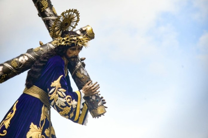 La imagen de Jesús Nazareno de la Merced fue puesto a la veneración del pueblo en 1655. Foto: Sergio Osegueda