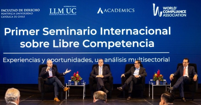 En el Panel Sector Privado participaron: Rodrigo Anzola, Ricargo Jungmann, JosÃ© Gregorio Baquero, Gabriel Biguria. Foto: cortesÃ­a