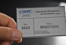 La calcomanía de circulación del 2023 venció el 31 de julio 2024. Foto: archivo/La Hora