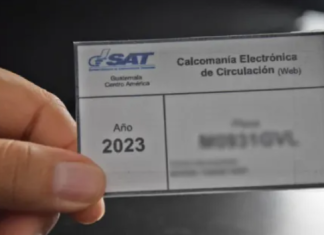 La calcomanía de circulación del 2023 venció el 31 de julio 2024. Foto: archivo/La Hora
