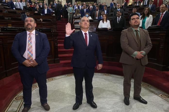 Carlos Humberto Sandoval Orellana logró 116 votos para ser el director de la Defensa Público Penal para cinco años. Foto: José Orozco