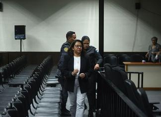 Ligia Hernández continuará en prisión preventiva tras rechazo de petición por parte del juez Fredy Orellana. Foto: Fabricio Alonzo