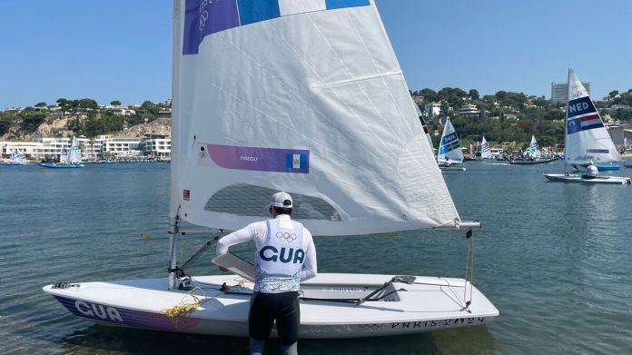 Juan Ignacio Maegli es décimo en la competencia de Vela, luego del segundo día. Foto: Comité Olímpico Guatemalteco