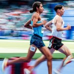 El fondista guatemalteco Luis Grijalva durante su participación en los Juegos Olímpicos 2024. Foto: Publicación de Luis Grijalva en Instagram.