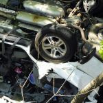 Fotografía de archivo de un accidente de tránsito en EE.UU. Foto La Hora / EFE