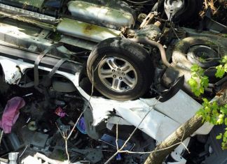 Fotografía de archivo de un accidente de tránsito en EE.UU. Foto La Hora / EFE