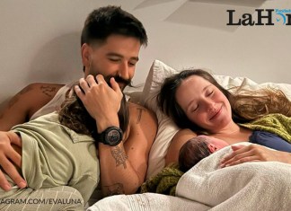 "Niña de terciopelo dorado": Camilo y Evaluna le dan la bienvenida a su segunda hija Camilo, Evaluna, Indigo y Amaranto juntos por primera vez. Foto: Instagram