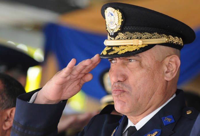 ARCHIVO - El entonces jefe de la Policía Nacional de Honduras, el general Juan Carlos Bonilla Valladares, también conocido como 
