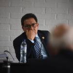 Juez Delmar González escuchó la declaración de Vicente Escobar Ulloa. Foto: Fabricio Alonzo