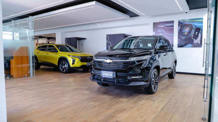 Interior de renovada sala de ventas de Chevrolet, en Majadas, zona 11. Foto: Chevrolet