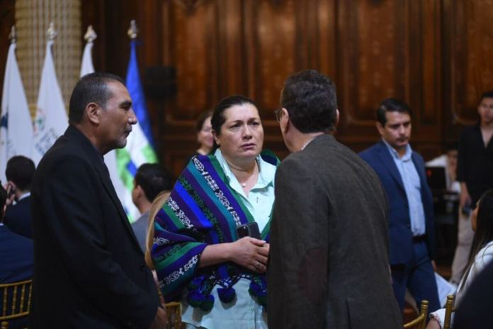 La titular del TSE, Blanca Alfaro dice que es injusto que los magistrados no reciban salario, pero ella ordenÃ³ suspender los pagos. Foto: La Hora/Fabricio Alonzo