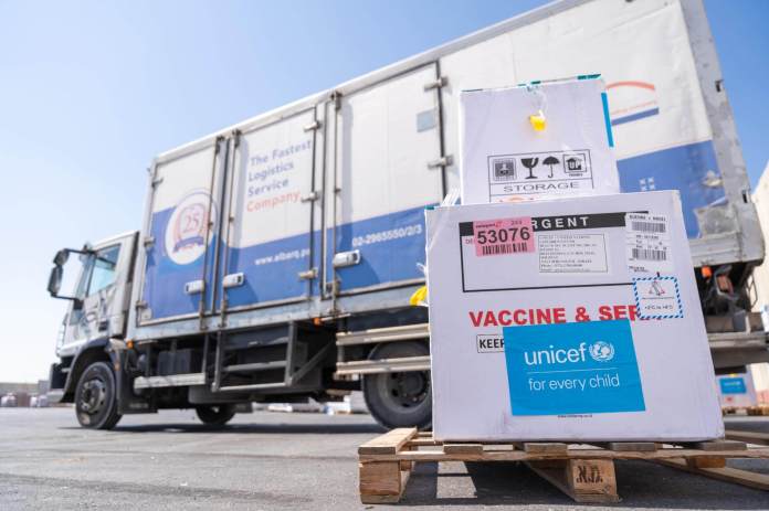 Vacunas contra la polio. Foto La Hora: EFE/ Cogat.