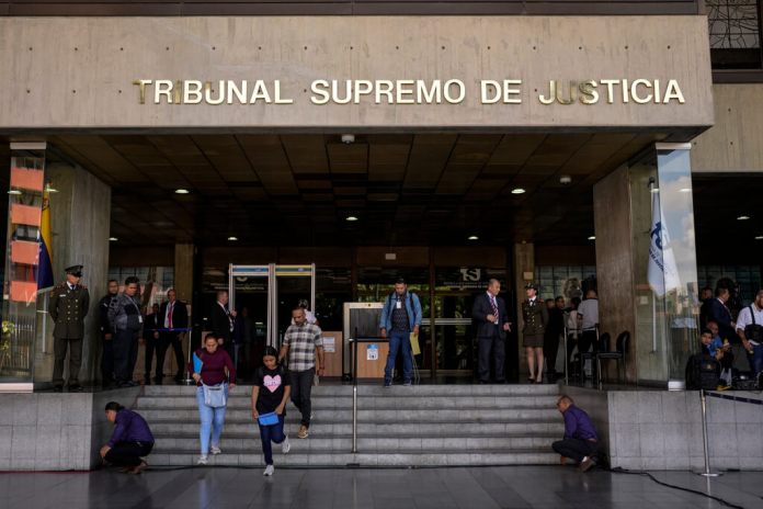 El Tribunal Supremo de Justicia en Caracas, Venezuela, el miércoles 7 de agosto de 2024. (AP Foto/Matías Delacroix)