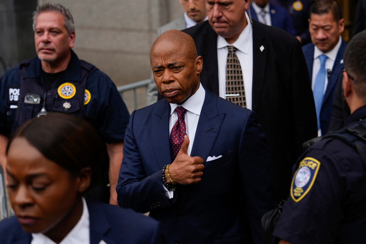 El alcalde de la ciudad de Nueva York, Eric Adams. (Foto AP/Julia Demaree Nikhinson)