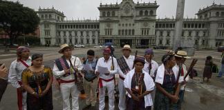 Alcaldes indígenas de Rabinal, Baja Verapaz exigen procesos transparentes. Foto La Hora/José Orozco.