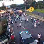 Momento en que sucedió el incidente.