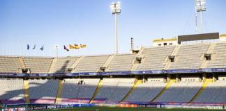 Estadio Olímpico Lluis Companys, en Barcelona, ​​España, el 30 de septiembre de 2024. El BSC Young Boys se enfrentará al FC Barcelona en la UEFA Champions League el 01 de octubre. (Liga de Campeones, España) EFE/EPA/JEAN-CHRISTOPHE BOTT