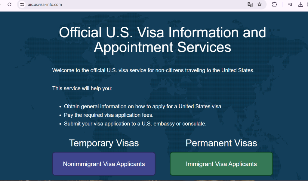 Portal de visas