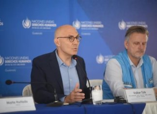 El alto comisionado para los Derechos Humanos de la ONU, afirmó que en Guatemala, el derecho penal es abusado por algunos actores oficiales. Foto La Hora / Fabricio Alonzo