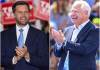 Combo de fotografías de archivo del senador republicano por Ohio, JD Vance y el gobernador demócrata de Minnesota, Tim Walz. EFE/ EPA/ ALLISON DINNER/ CRAIG LASSIG/ ARCHIVO