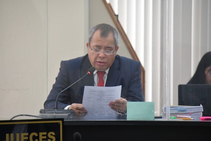 El juez Juan José Jiménez Texaj es hermano del magistrado suplente de la Corte de Constitucionalidad, Walter Paulino Jiménez Texaj. Foto La Hora / Sergio Osegueda.