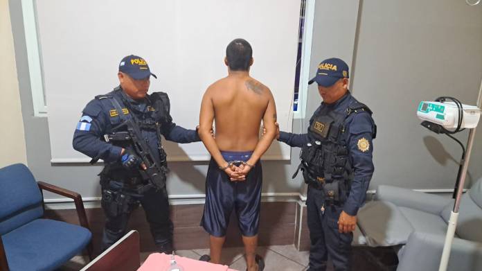 Hombre capturado por agentes de la PNC